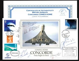 Concorde Cptsbrodie/bannister/hutch/thompson/rendall/oliver Signed Final Flt 2/2