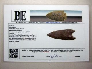 Fine Authentic Collector Grade Texas Fluted Barber Point Arrowheads 6