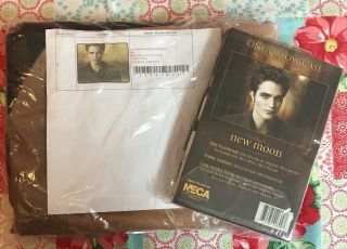 Twilight Saga Moon Edward Fleece Blanket/throw & Edward Pillow Case Nip