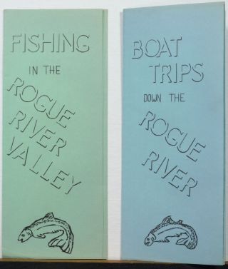 Rogue River Oregon Fishing And Boat Trip Flyers 1960 