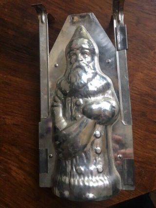 Ges Gesch German Chocolate Mold 9 " Father Christmas Old World Santa