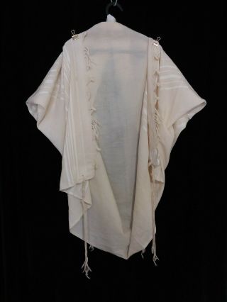 Kosher Tallit Prayer Shawl 100 Wool Size 50 62x46 In 158x116 Cm 2109