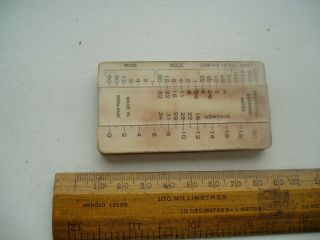 Vintage Slide Rule Exposure Meter Calculator