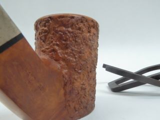 HANDMADE WOODEN PIPE - ASCORTI BUSINESS - MADE IN ITALY - WITH POUCH 6