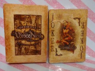 Vince Neil Playing Cards " Tattoo 