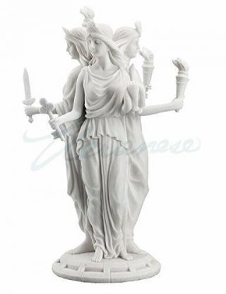 Hecate Greek Goddess Of Magic And Witchcraft Statue - Gift Boxed