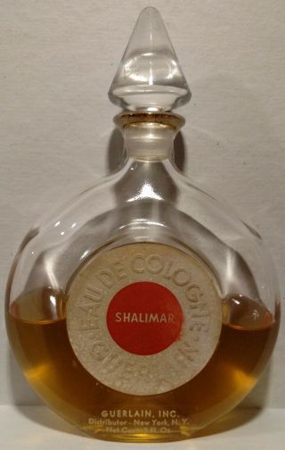 Guerlain Shalimar Vintage Eau De French Perfume For Woman.