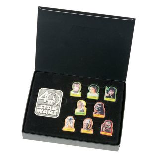 Star Wars 40th Anniversary Pins Set Limited Edition - Disney Store Japan