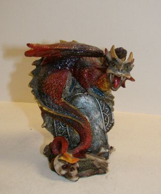 4 1/4 " Fantasy Dragon Risen Figurine