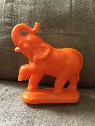 Orange Elephant Mold A Rama Figurine Chicago Field Museum
