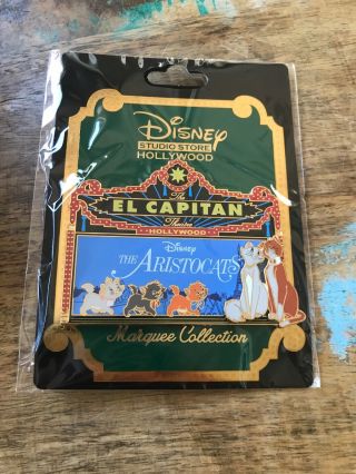 Disney D23 Expo 2019 Dssh Dsf El Capitan The Aristocats Marie Marquee Pin