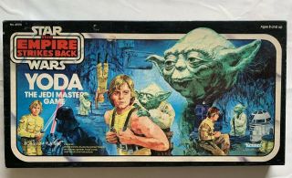 Vintage Star Wars The Empire Strikes Back Yoda The Jedi Master Board Game 1981