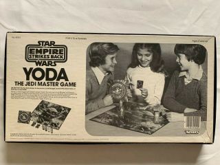 Vintage Star Wars The Empire Strikes Back Yoda the Jedi Master Board Game 1981 2