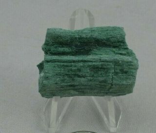 Rare Bright Green Chromium Petrified Wood From Winslow Arizona 17 Grams
