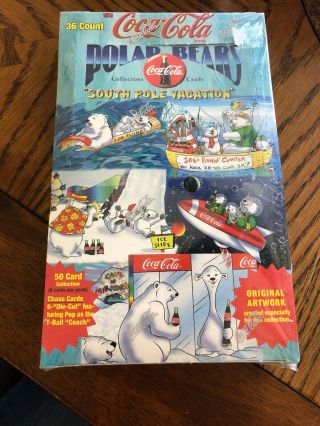 Collect A Card Coca Cola Polar Bears Trading Cards Shrink Wrapped