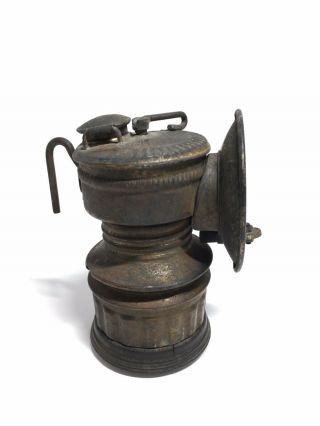 Antique Guy’s Dropper Miners Carbide Lamp Lantern