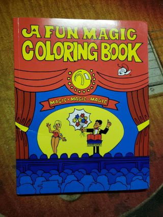 Fun Magic Coloring Book Blank Pics Colored By Fun Inc.  Kids Magic Trick Shows
