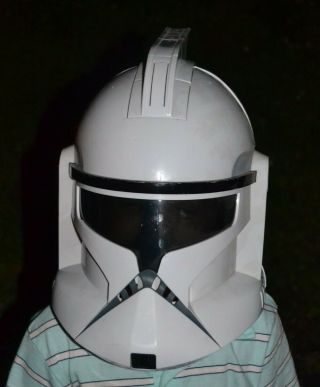 Star Wars Clone Storm Trooper Talking Voice Changer Helmet Mask Hasbro