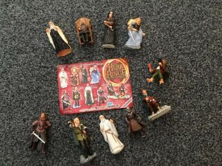 Lord Of The Rings 10 Rare German Figures Complete