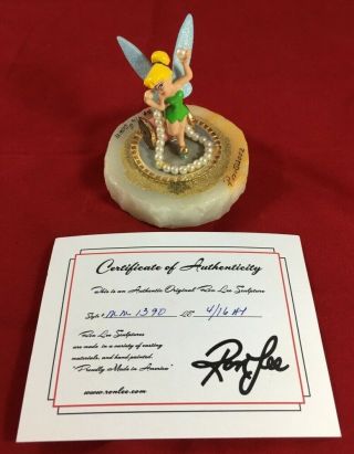 Disney Tinker Bell Ron Lee Artist Proof Figurine 4 Of 16 W/coa