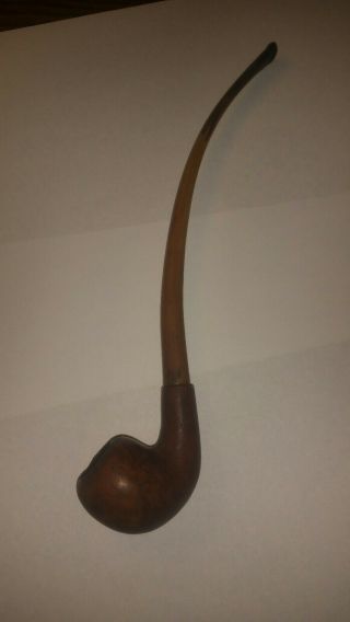 Vintage Edwards 11 " Long Curved Stem Tobacco Pipe Gandalf/hobbit Design