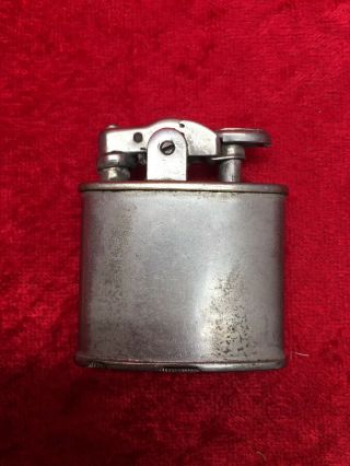 Early Vintage Ronson Art Metal Amw Lighter De - Light Great Shape
