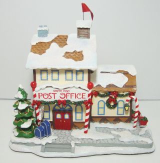 Hawthorne Village Rudolphs Christmas Light Up North Pole Post Office 79061