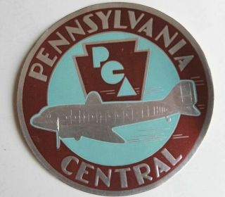 Vintage Pennsylvania Central Airlines Airline Luggage Label