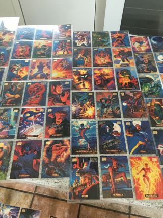 1994 Marvel Masterpieces Trading Card Set