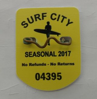 2017 Surf City Seasonal Beach Badge