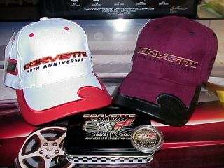 CORVETTE 50th ANNIVERSARY LIMITED EDITION MATCHING NUMBER 1149 CAPS & COIN 2