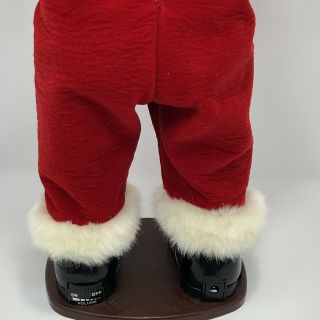 Vintage 1998 Jingle Bell Rock Santa Animated Dances Retired Christmas Fantasy 8