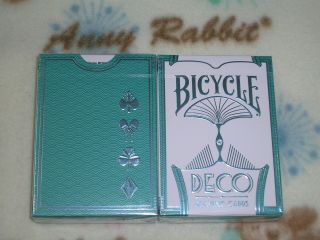 1 Deck Bicycle Deco Silver Playing Cards By Paul Carpenter S10322771