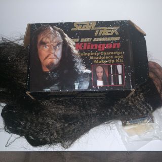 Star Trek Next Generation Klingon Headpiece And Make Up Kit Rubie 
