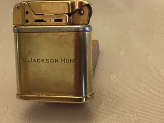 Extremely Rare 1948 Solid Brass Beattie Jet Lighter - This Lighter. 2