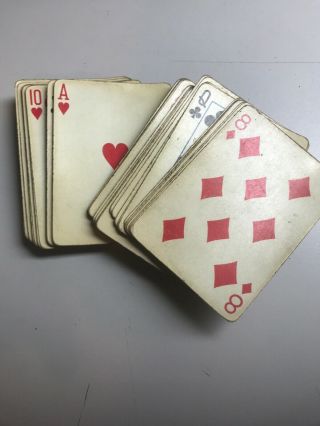 A.  DOUGHERTY ANTIQUE PLAYING CARDS DECK TALLY - HO No.  9 (ff7) 2