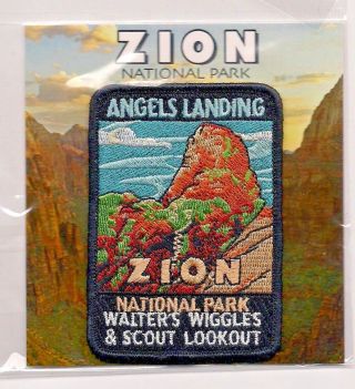 Official Angels Landing Zion National Park Souvenir Patch