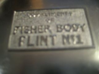 Rare Flint Michigan Industrial Executives Club Fisher Body 1947 - 1948 Ashtray 7