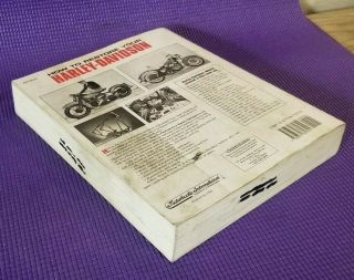 HOW TO RESTORE YOUR HARLEY DAVIDSON MOTORCYCLE BOOK BRUCE PALMER 1994 KNUCKLE 4