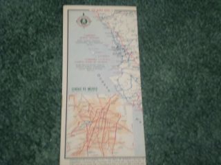 Vintage 1964 Mexico Road Map - Caminos de Mexico Mapa Pemex GASOLMEX ESPECIAL 2