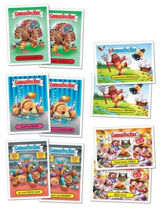 2016 Gpk American As Apple Pie In Your Face: Thanksgiving,  Complete Set