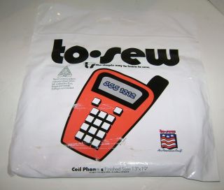Vintage Learn To - Sew Cell Phone Pillow Kit Junior High School 2000