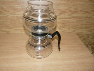 Vintage Cory 8 Cup Dru & Drl Glass Vacuum Coffee Brewer With Filter Rod