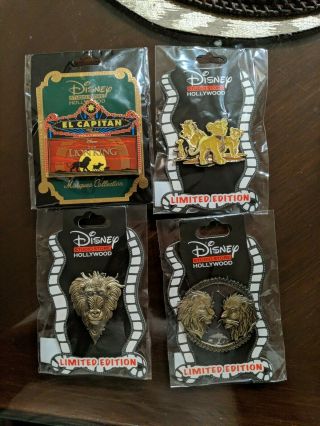 Disney Studio Store Hollywood Dsf Lion King Movie Set Pins Le 1 Of 300
