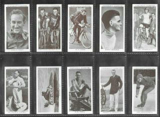 CHURCHMAN 1939 INTRIGUING (SPEED) FULL 50 CARD SET  KINGS OF SPEED 4