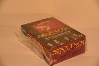 Star Trek The Motion Picture 1979 Topps Trading Card Box