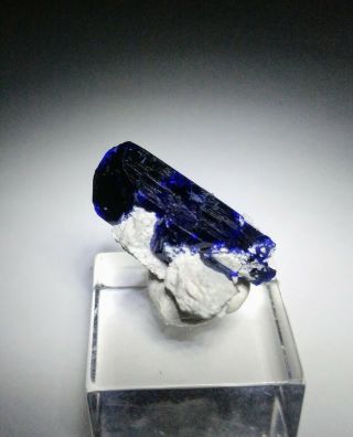 Magnificent - Blue Azurite Crystal W/matrix,  Thumbnail Milpillas Mine Mexico