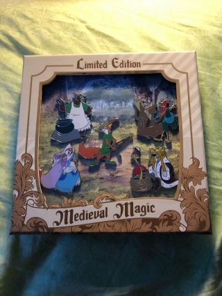 Disney Robin Hood Boxed 5 Pin Set 2019 Medieval Magic Le 1000