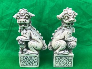 Vintage Asian Fu Foo Dogs Dragons Lions Feng Shui Statues Figurines