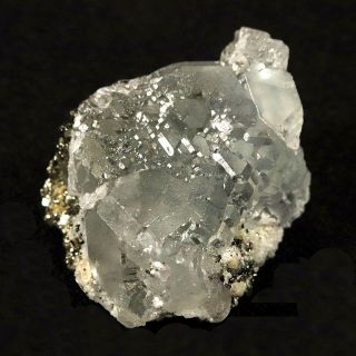 bb: Fluorescent Fluorite w/ Pyrite,  Calcite,  Scheelite from Peru - Colors 3